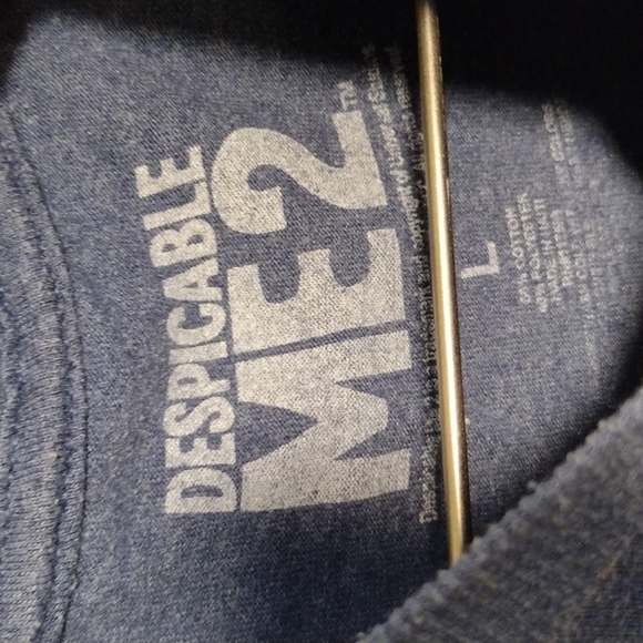 Women's Despicable Me 2 Minion blue t-shirt Large - Picture 2 of 4